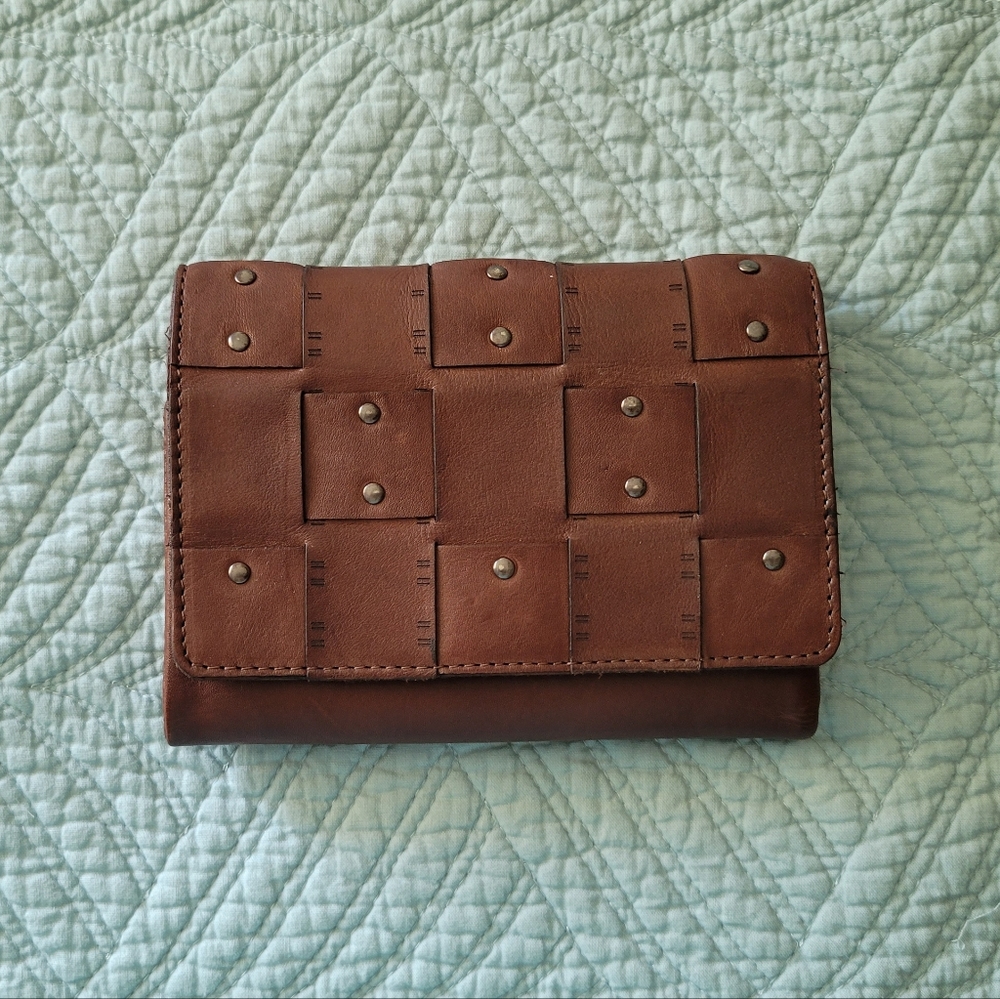 Woven Leather wallet